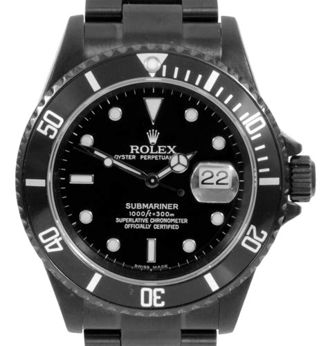 rolex deepblue submariner 16610 dlc-pvd|rolex 16610 dial.